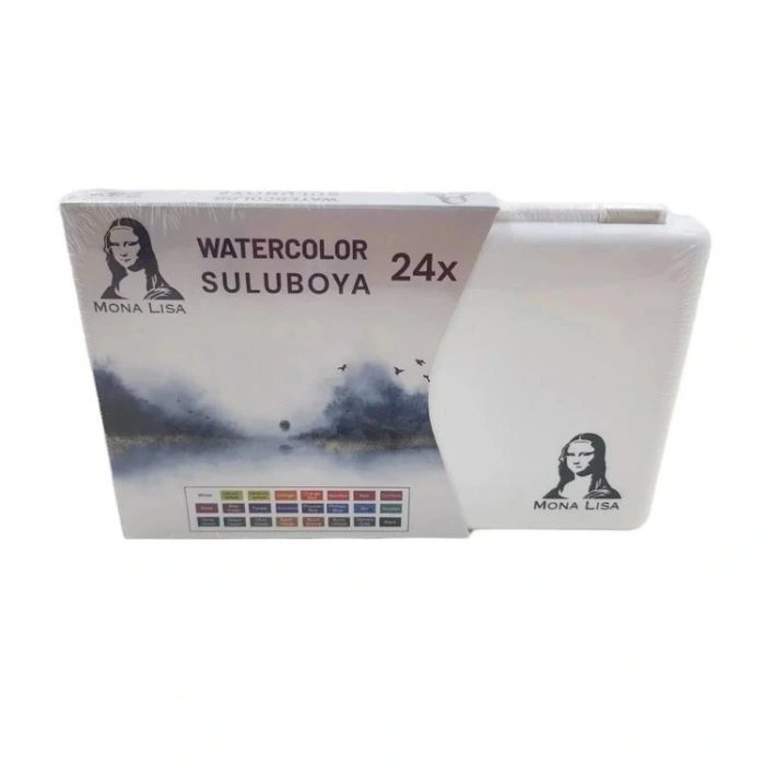 SÜDOR MONA LİSA MW24 PROFESYONEL SULU BOYA SETİ PLASTİK KUTULU 24LÜ