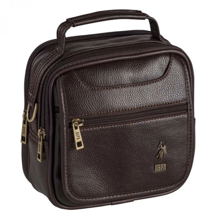 U.S POLO PLEVR6762 EVRAK ÇANTASI KAHVE KÜÇÜK BOY