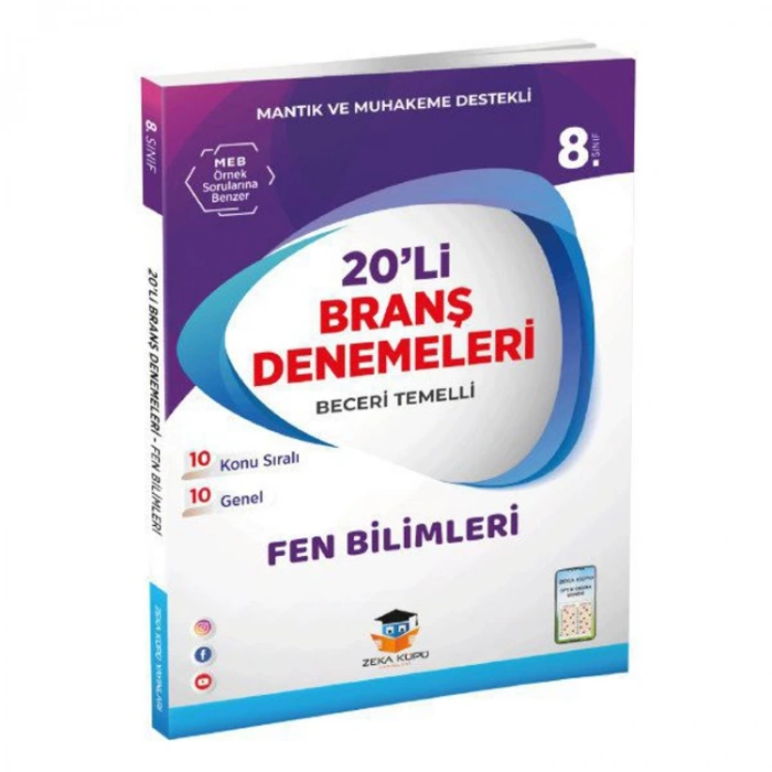 ZEKA KÜPÜ 8. SINIF FEN BİLİMLERİ 20Lİ BRANŞ DENEMELERİ