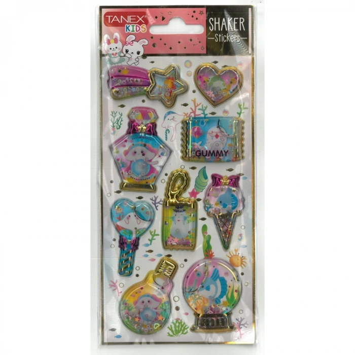 TANEX KIDS TNX-26109 SULU PUFFY ETİKET SERİ 9- 1 ADET