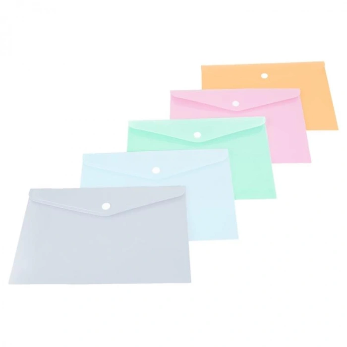 KRAF ÇITÇITLI DOSYA A4 PASTEL RENKLER 1279 - TEKLİ