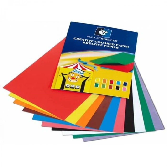 ALEX A4 80GR 10LU KARIŞIK ELİŞİ KAĞIDI DOSYALI ALX-1013