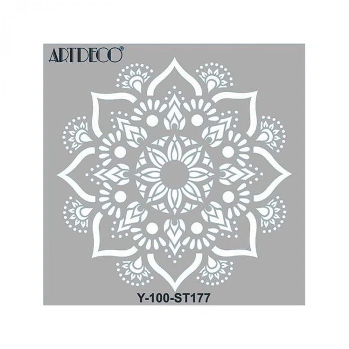 ARTDECO STENCİL 30X30CM MANDALA 177