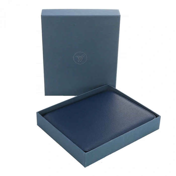 VICTORIAS JOURNALS 7628 KUTULU BUFFALO ZIPPER FOLDER ORGANİZER LACİVERT 14.8X21cm ÇİZGİLİ DEFTER