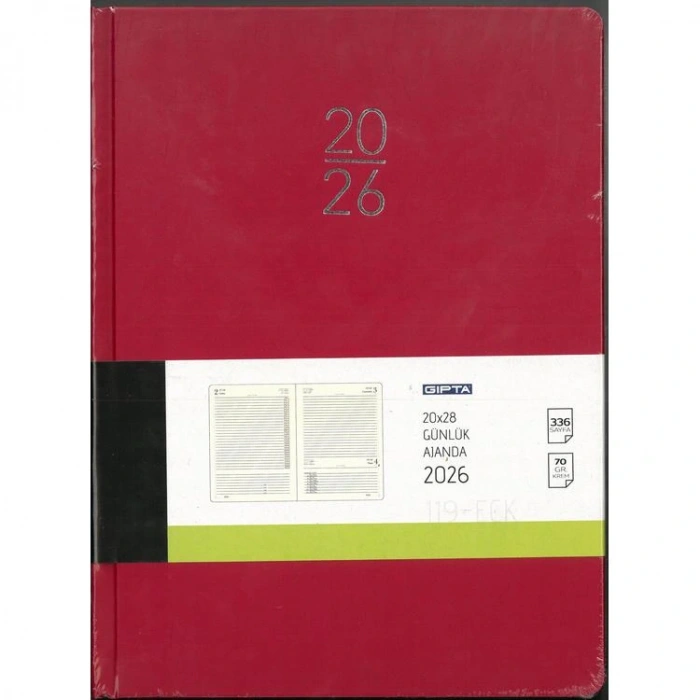 GIPTA 119-ECK EKO 20x28 GÜNLÜK AJANDA