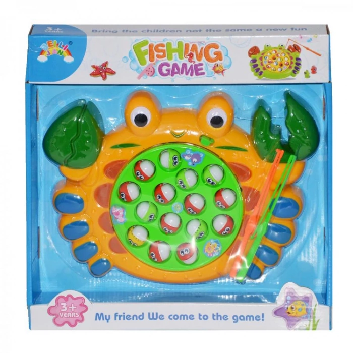 KIZILKAYA 09176 KUTULU PİLLİ BALIK AVI OYUN SETİ 15 BALIK 2 OLTALI