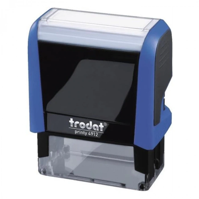 TRODAT 4912 P4  MAVİ GÖVDE MAVİ KEÇE KAŞE 43156