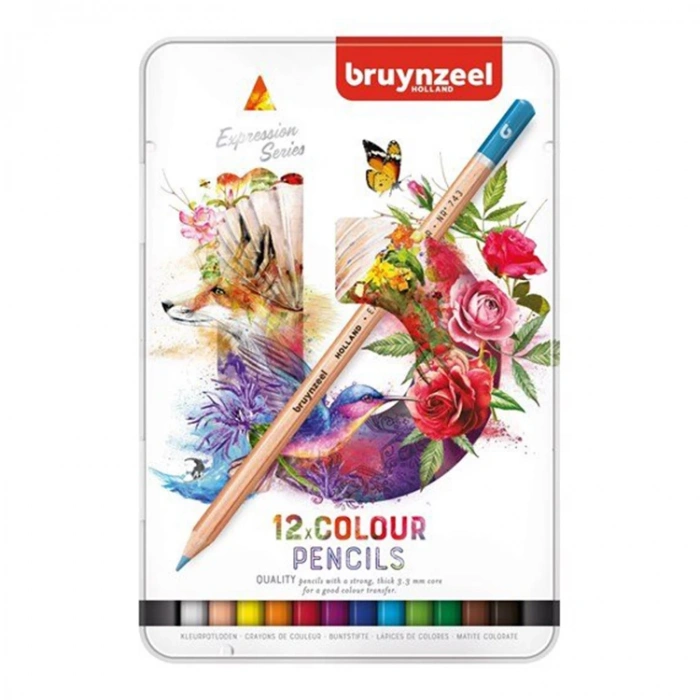 BRUYNZEEL EXPRESSION KURU BOYA KALEM SETİ 12li - B60312012