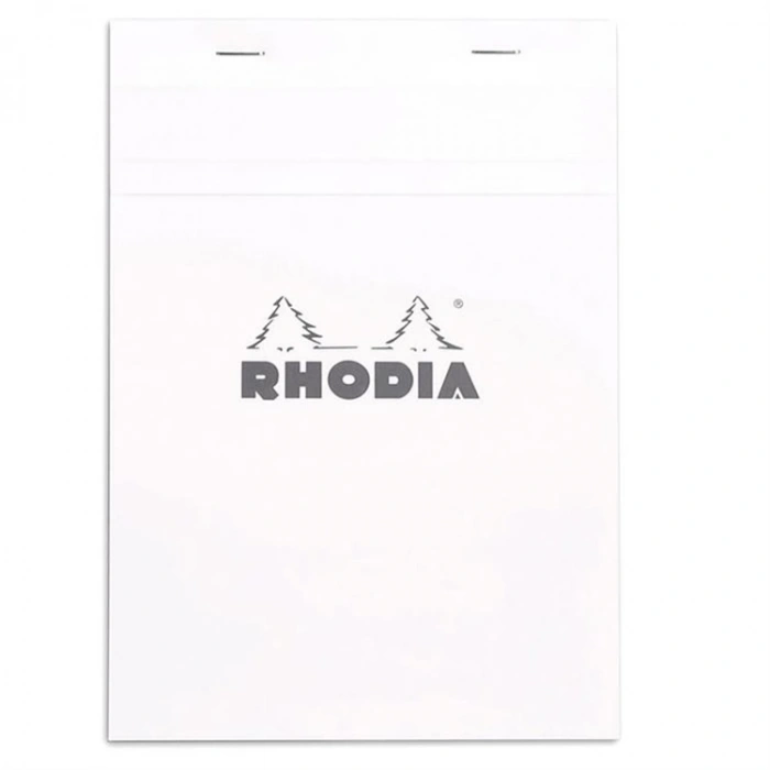 RHODIA RB13201 A6 KARELİ BLOKNOT BEYAZ KAPAK 80 YP.