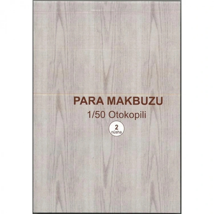 DİLMAN 4022 PARA MAKBUZU 1/50 OTOKOPİLİ 2 NÜSHA