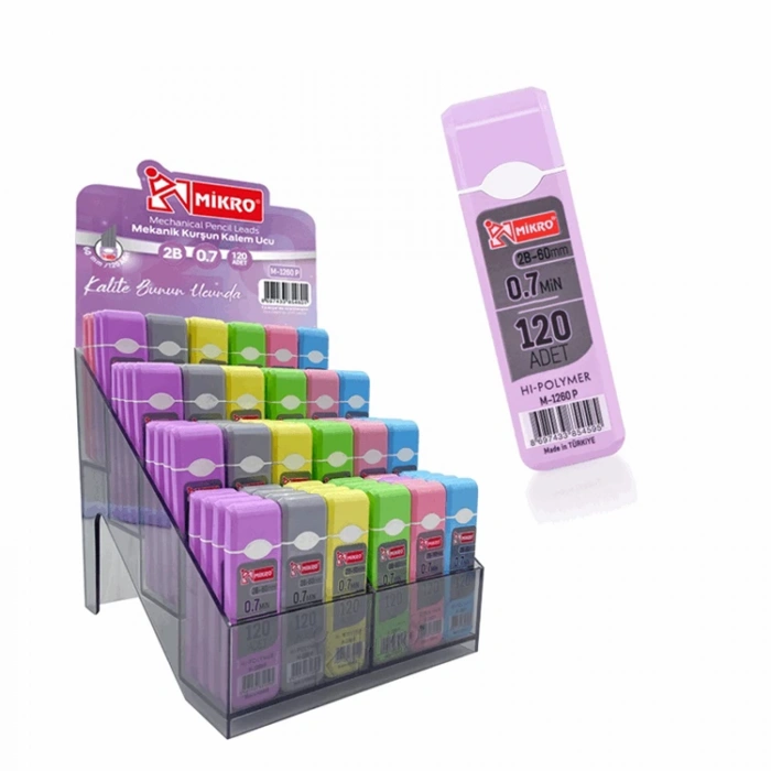 MİKRO M-1260P 120Lİ MİN 0.7 2B 60mm UÇ