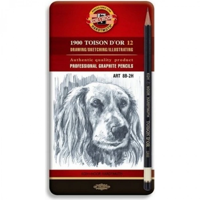 KOH-I NOOR 1912 TOISON DOR 12Lİ DERECELİ KALEM SETİ