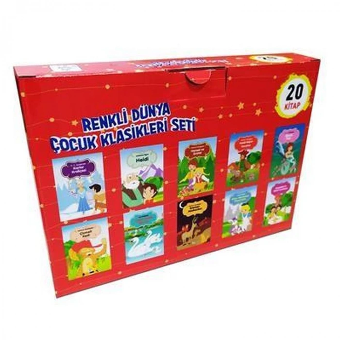 RENLLİ DÜNYA ÇOCUK KLASİKLERİ SETİ - 20 KİTAP SET