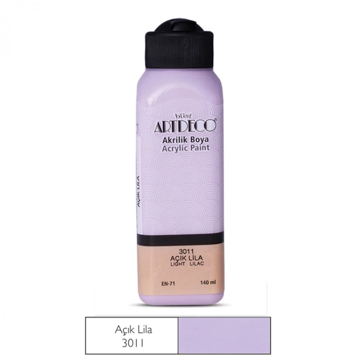 ARTDECO AKRİLİK BOYA 140 ML. AÇIK LİLA