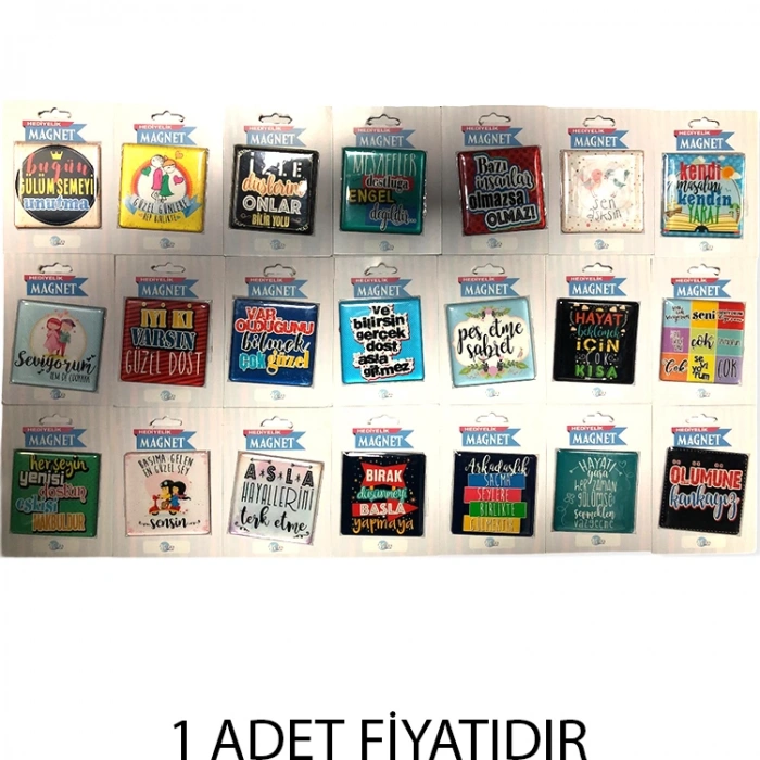KESKİNCOLOR TÜRKÇE ÖZLÜ SÖZLER DAMLA MAGNET