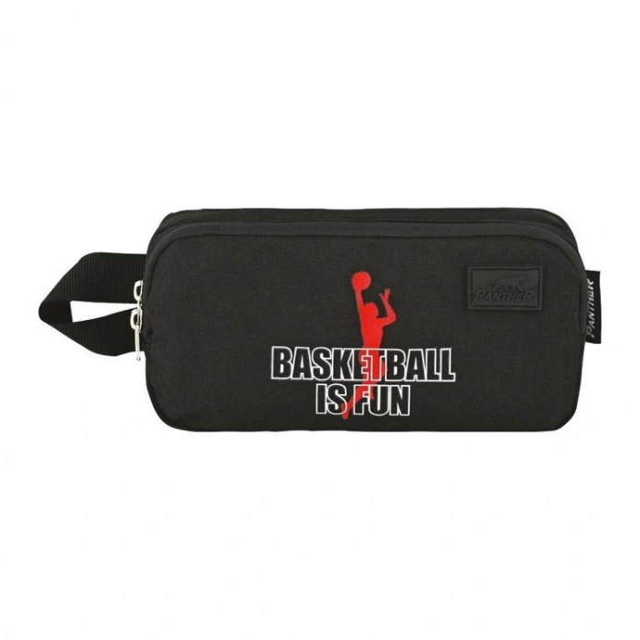 PANTHER PT-5234 BASKET FUN 2 BÖLMELİ KALEM ÇANTASI