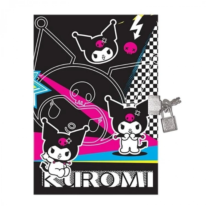 KESKİN COLOR KUROMI 14x20 80YP. KİLİTLİ HATIRA DEFTERİ ÇİZGİLİ 310210