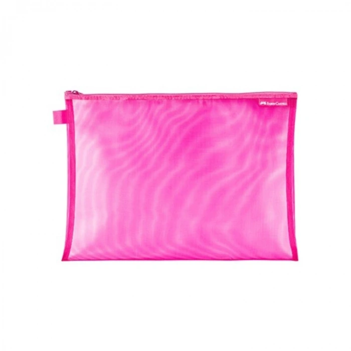 FABER CASTELL B5 MESH DOSYA PEMBE