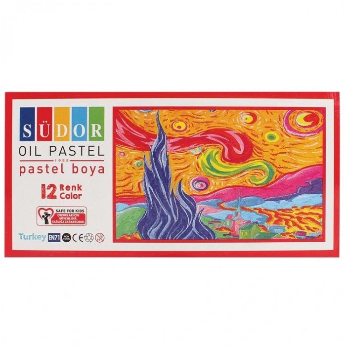 SÜDOR 612  PASTEL BOYA12 RENK