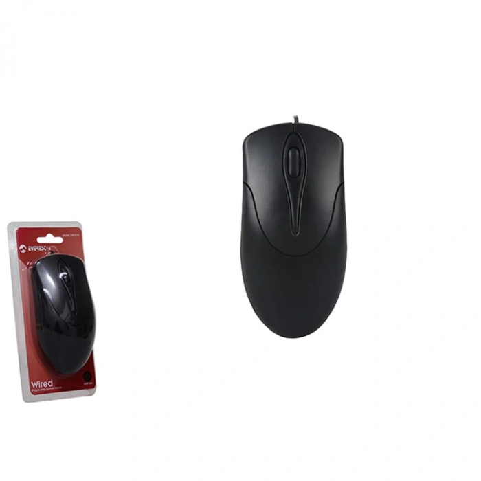 EVEREST SM-219 USB 1200 DPİ KABLOLU OPTİK MOUSE SİYAH
