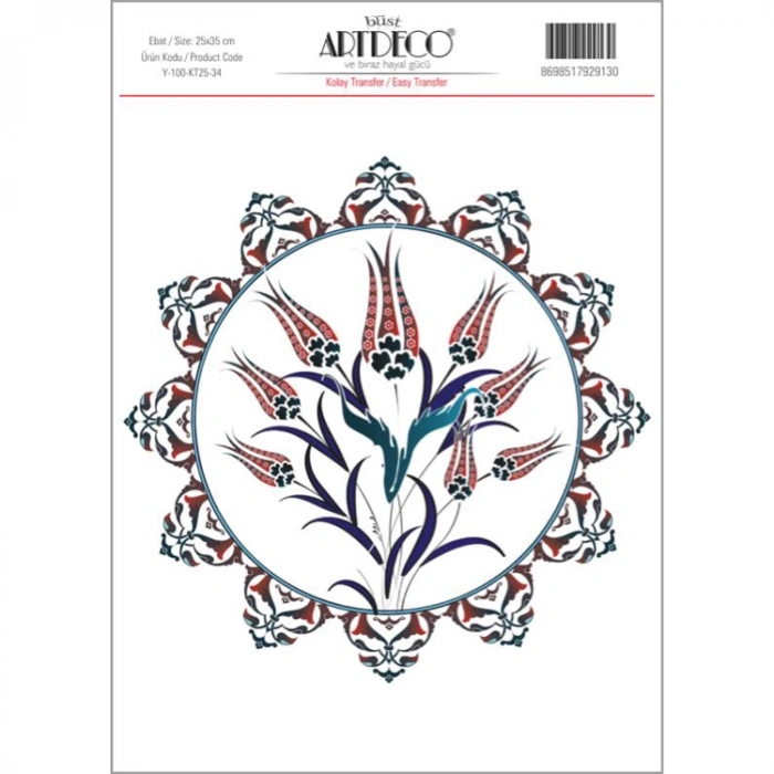 ARTDECO KOLAY TRANSFER 25X35CM DESEN 34