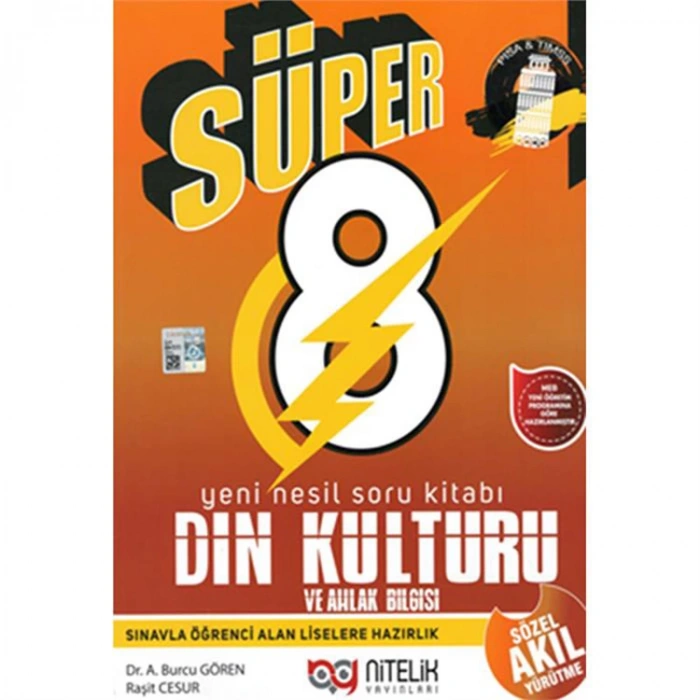 NİTELİK 8. SINIF YENİ NESİL SÜPER DİN KÜLTÜRÜ VE AHLAK BİLGİSİ SORU KİTABI