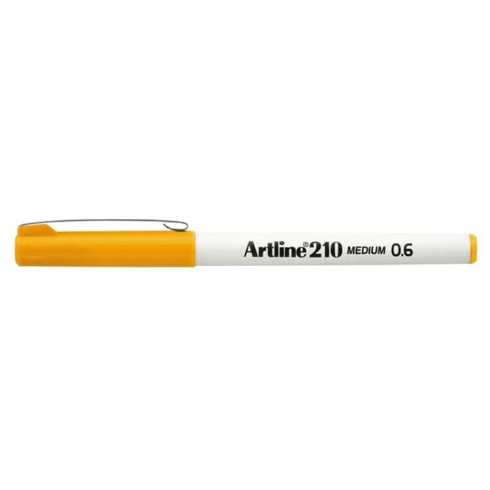 ARTLINE EK-210N KEÇE UÇLU YAZI KALEMİ 0.6mm SARI