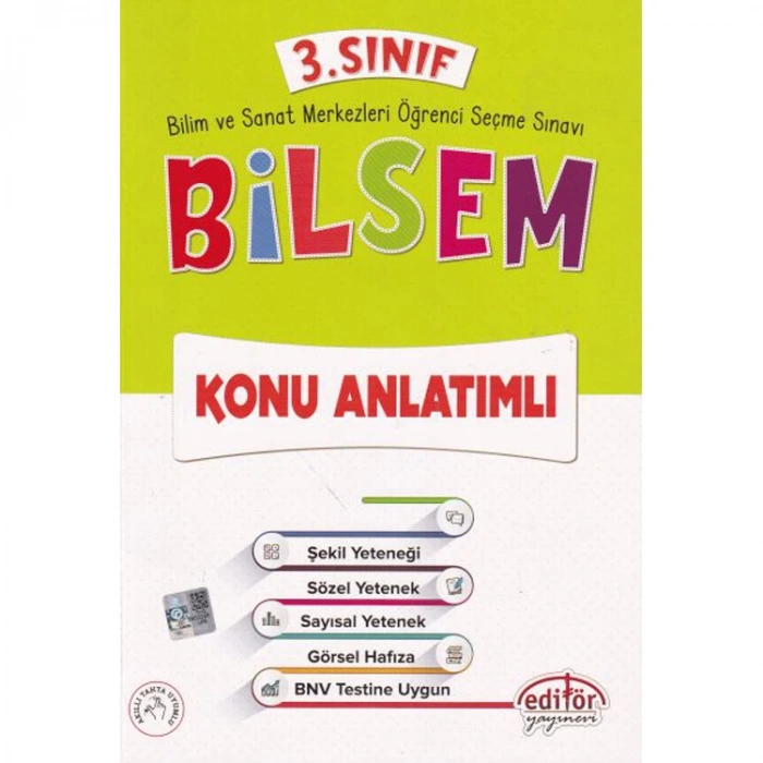 EDİTÖR 3. SINIF BİLSEM KONU ANLATIMLI