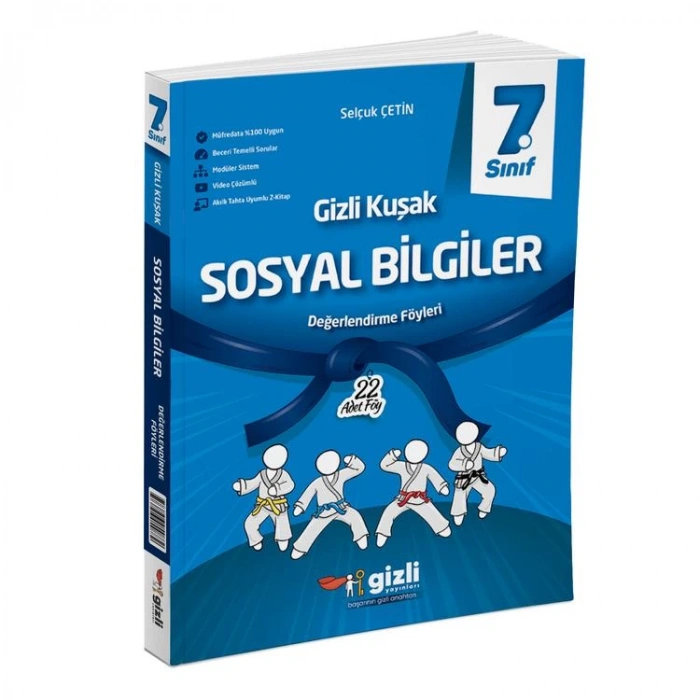 GİZLİ 7. SINIF GİZLİ KUŞAK SERİSİ SOSYAL BİLGİLER DEĞERLENDİRME FÖYLERİ
