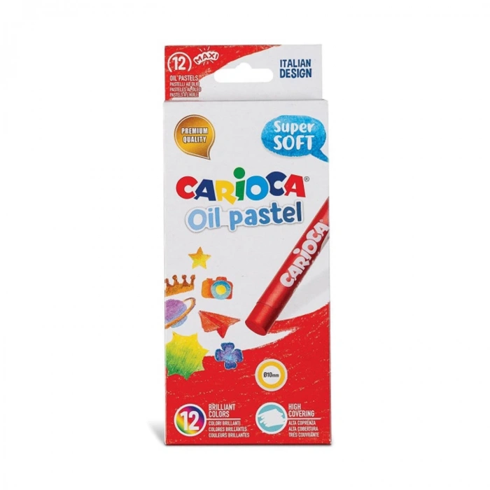 CARIOCA YAĞLI PASTEL BOYA 12Lİ KARTON KUTU 43277