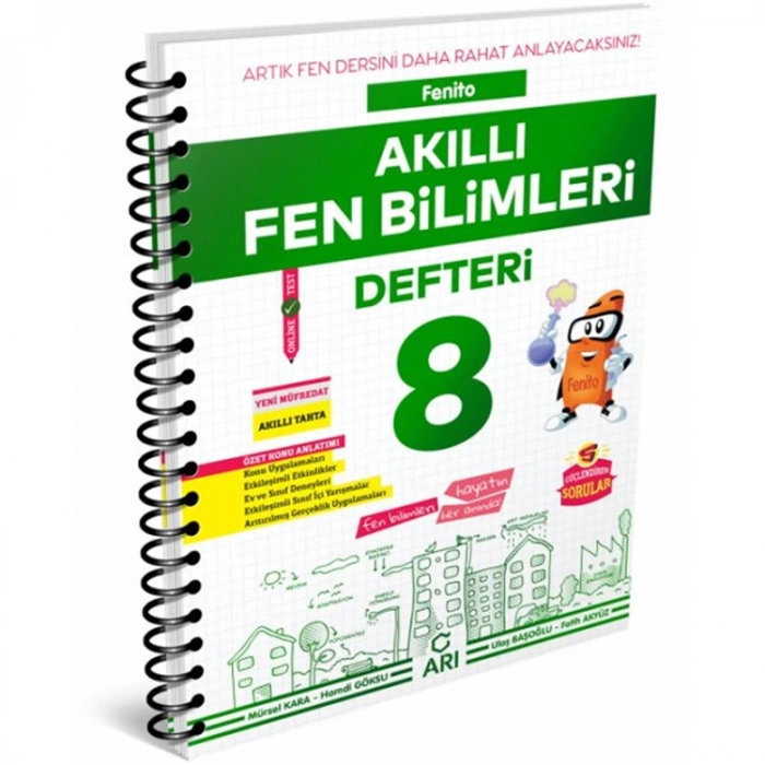 ARI 8. SINIF AKILLI FEN BİLİMLERİ  DEFTERİ