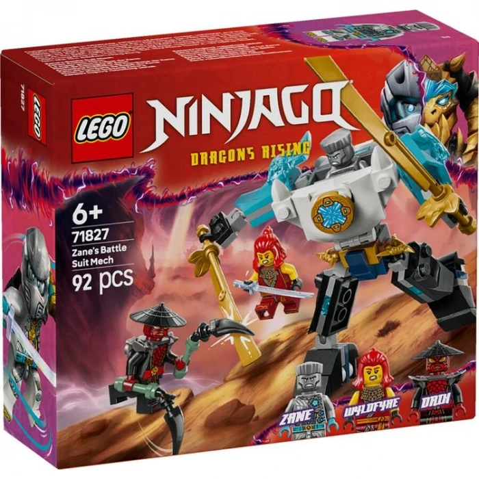 LEGO 71827 NINJAGO ZANES BATTLE SUIT MECH 92 PARÇA 6+