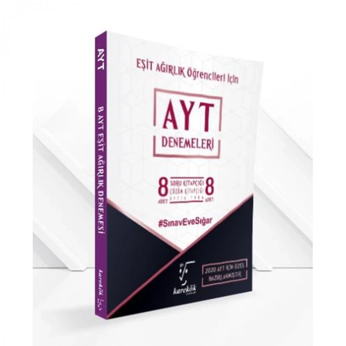 KAREKÖK AYT EŞİT AĞIRLIK 8Lİ PAKET DENEME