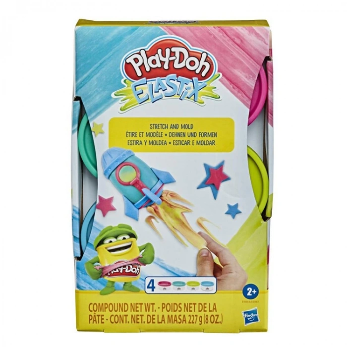 PLAY-DOH HAS-E6967 ELASTİK 4LÜ HAMUR- E9864