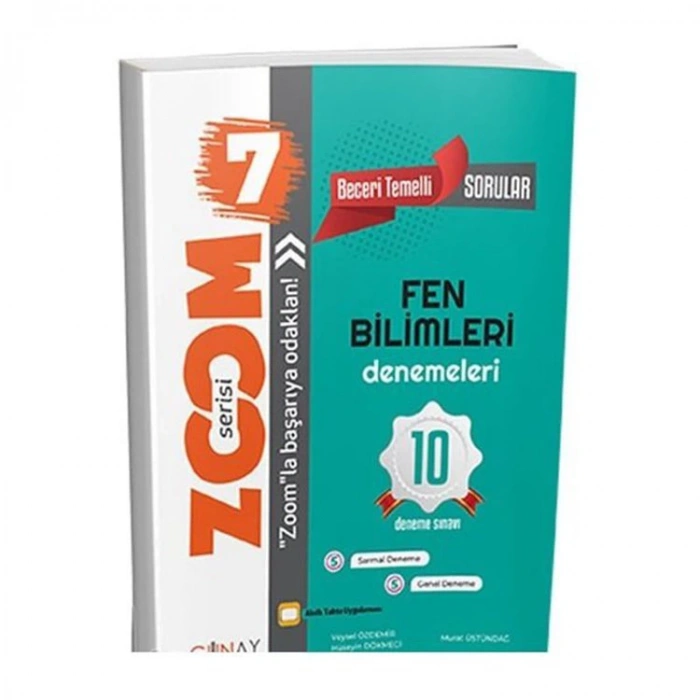 GÜNAY YAYINLARI 7. SINIF ZOOM FEN BİLİMLERİ 10LU DENEME SINAVI