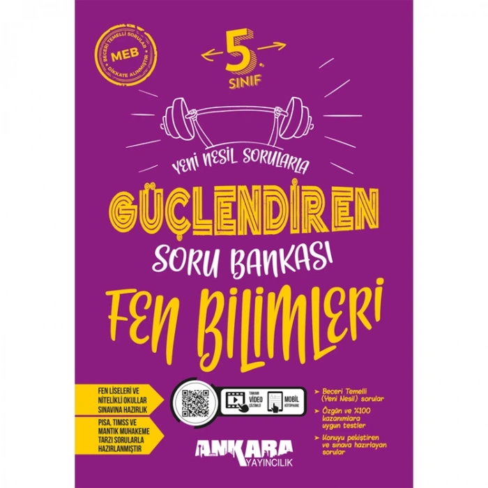 ANKARA 5.SINIF GÜÇLENDİREN FEN BİLİMLERİ SORU BANKASI