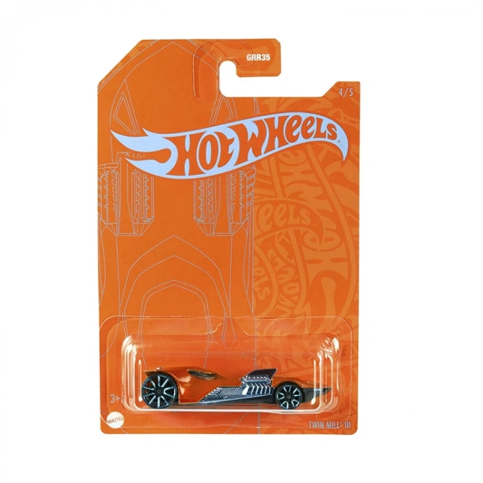 HOT WHEELS MTL-GRR35/ GRR41 MAVİ VE  PARLAK ARABALAR TWIN MILL III