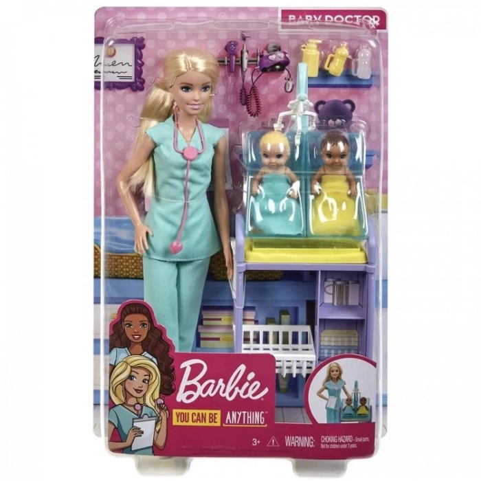BARBIE DHB63/GKH23 BEN BÜYÜYÜNCE YENİ DOĞAN DOKTORU OYUN SETİ