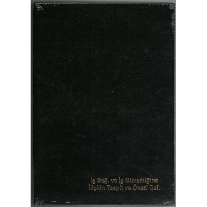 DİLMAN İŞ SAĞLIĞI VE İŞ GÜVENLİĞİNE İLİŞKİN TESPİT ÖNERİ VE DEFTERİ (CİLTLİ)