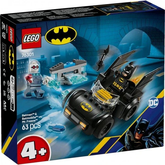LEGO TECHNIC 76301 BATMAN & BATMOBILE VS. MR. FREEZE 63 PARÇA 4+