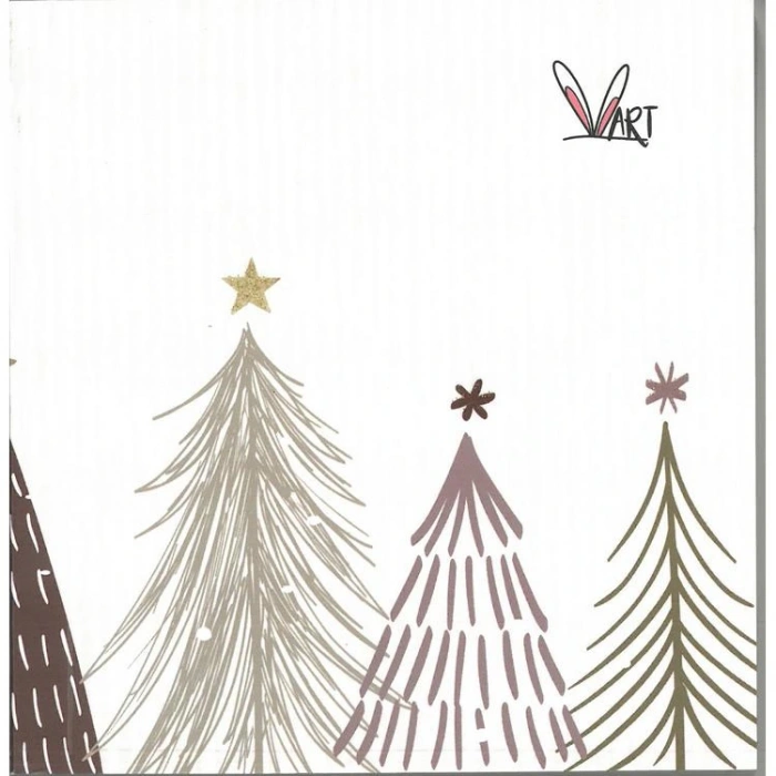 PRESTİJ 11X11 KARTON KAPAK SİMLİ YILBAŞI ÇAM AĞACI VERONA 56 YP ÇİZGİSİZ DEFTER