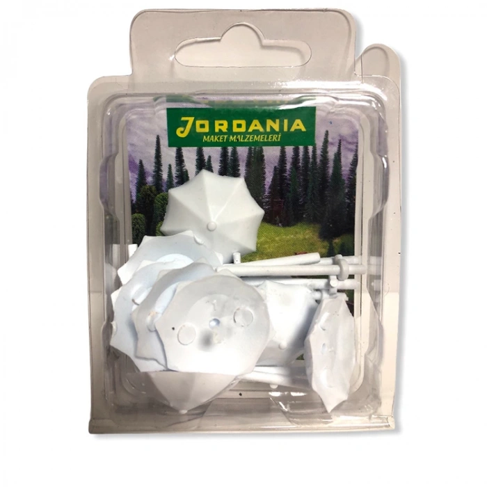 JORDANIA BEYAZ ŞEMSİYE 1/100 10LU