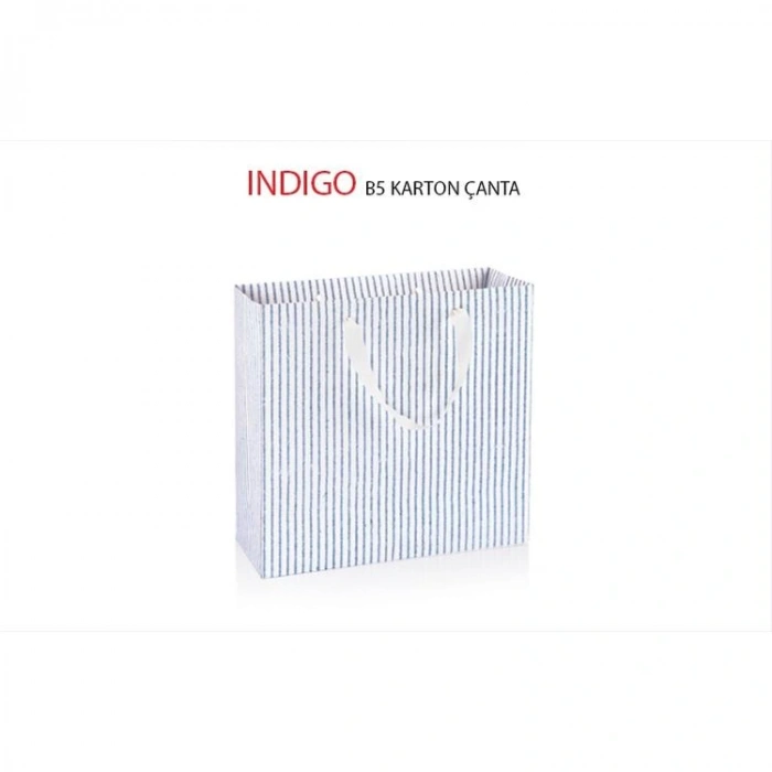 GIPTA B5 INDIGO HEDİYELİK KARTON ÇANTA BG28330