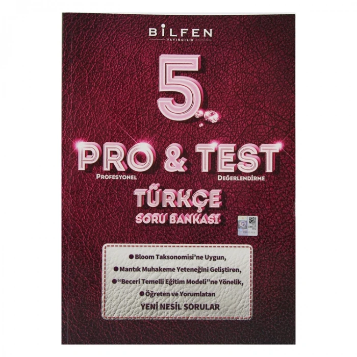 BİLFEN BİLTEST 5. SINIF PRO& TEST TÜRKÇE SORU BANKASI
