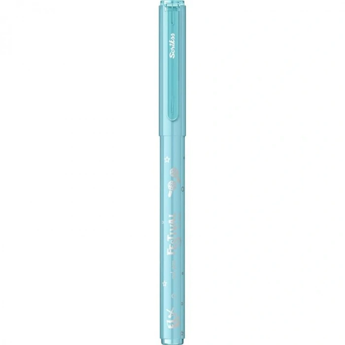 SCRIKSS FESTİVAL PASTEL GÖVDELİ JEL KALEM TÜKENMEZ KALEM 0.7 AÇIK MAVİ