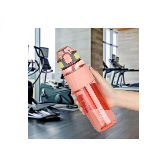 VAGONLİFE T1003 TKK PİPETLİ  TRİTAN MATARA PEMBE 800ML