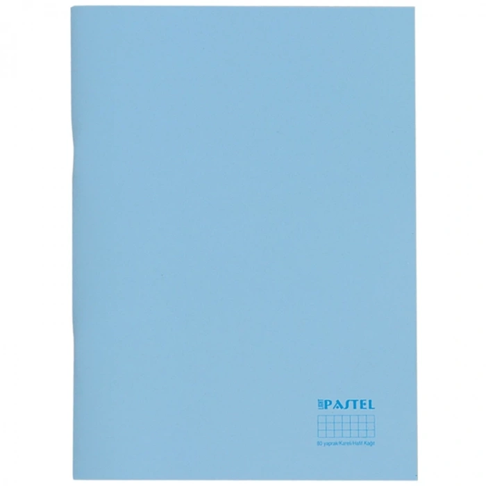KESKİN PASTEL DİKİŞLİ PP KAPAK LIGHT DEFTER A4 80 YP. KARELİ