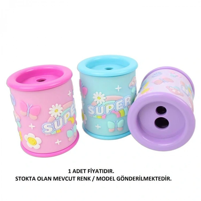 CEM DOLPHIN SH-067 SEVİMLİ KELEBEK 2 DELİKLİ KALEMTRAŞ - TEKLİ