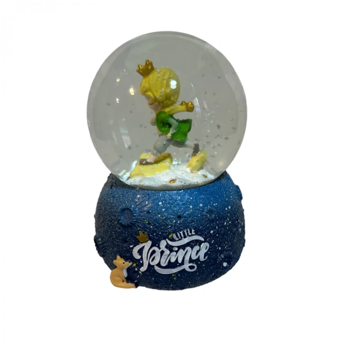 YLZ JM21C78 BÜYÜK BOY SESLİ IŞIKLI LITTLE PRINCE (KÜÇÜK PRENS) KAR ATAN KAR KÜRESİ