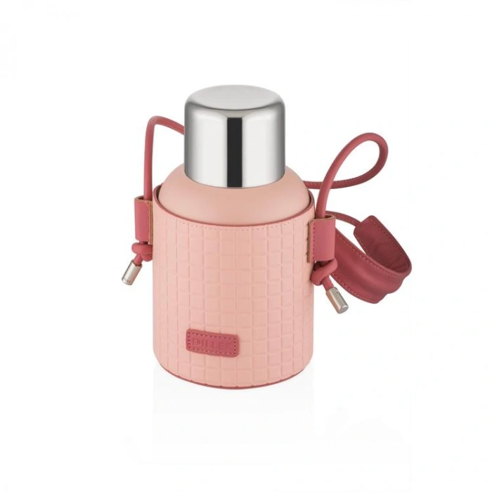 VAGONLİFE DILLER PİPETLİ KILIFLI TAŞIMA ASKILI ÇELİK MATARA 9058 650 ML